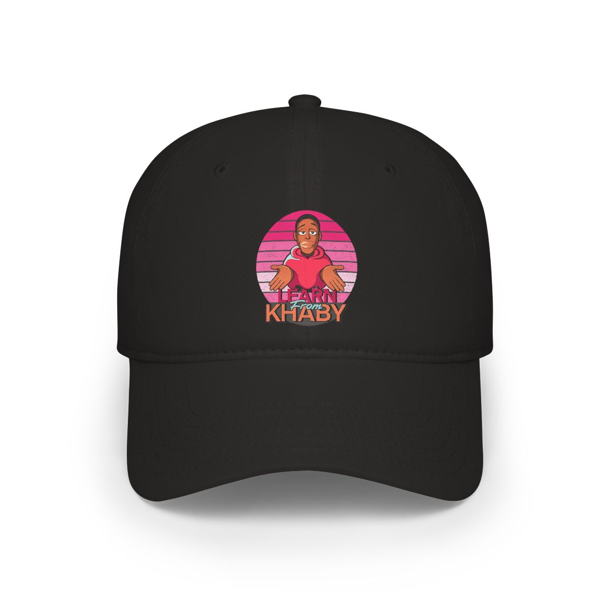 Khaby Style Retro Illustration Baseball Cap | Viral Creator Graphic Hat | Khaby Lame - Khaby Lame official Hats & Caps merch