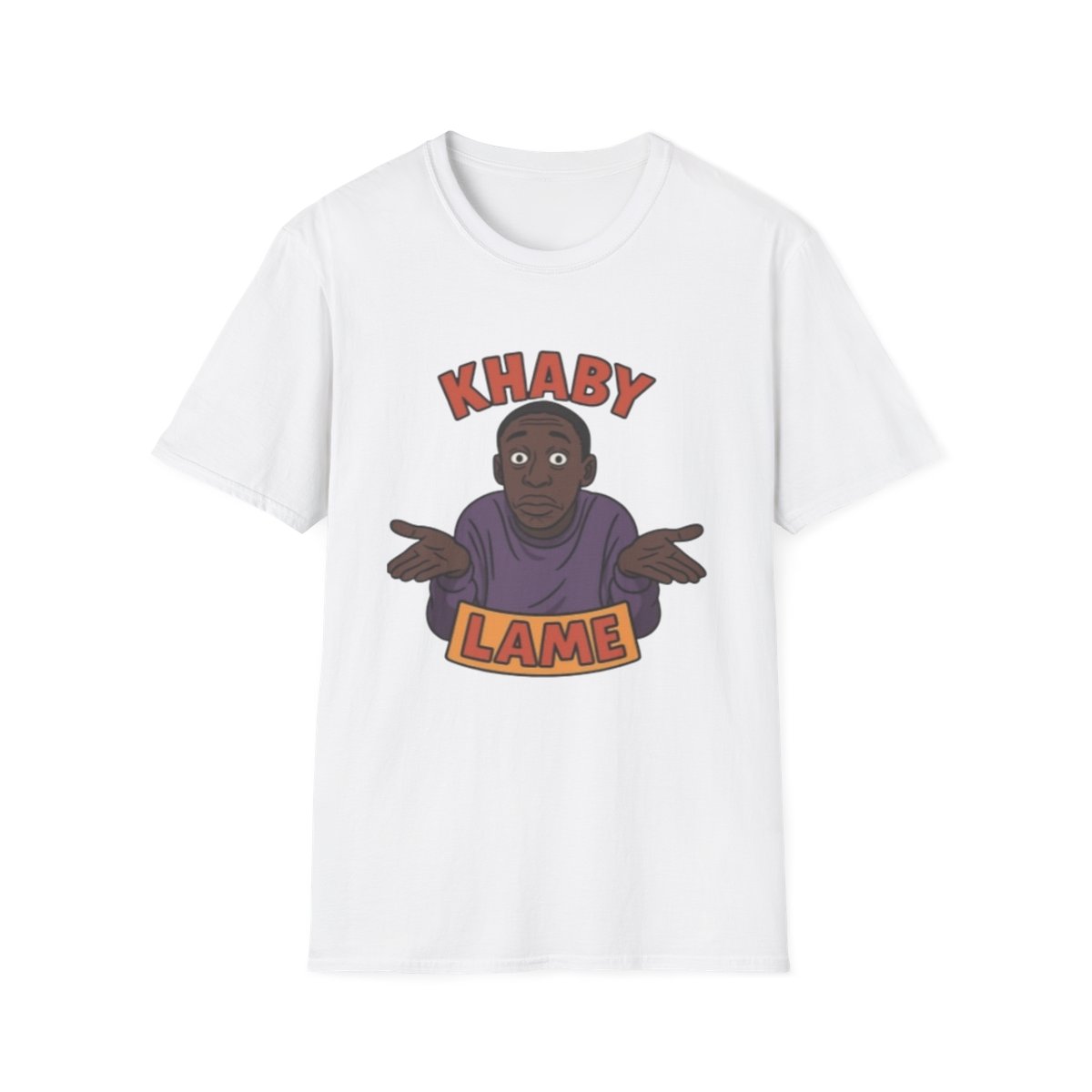 Khaby shrug illustration T-Shirt | Funny meme graphic tee | Khaby Lame - Khaby Lame official T-Shirts merch