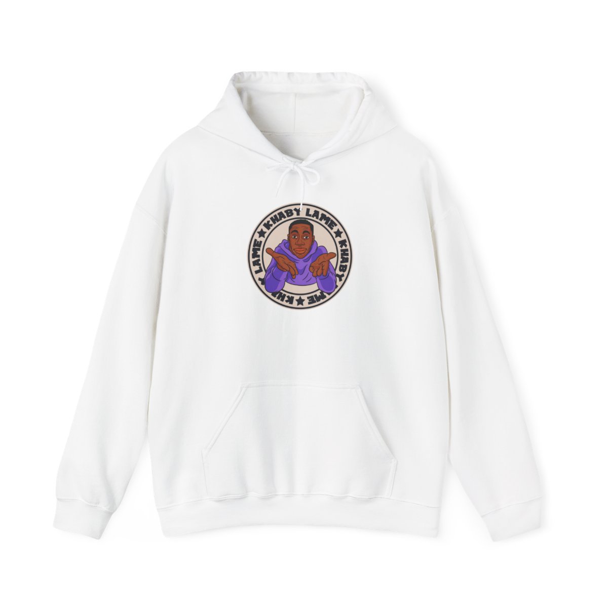 Black Panther Pose Hoodie | Afro Comic Character Emblem | Khaby Lame - Khaby Lame official Hoodies merch