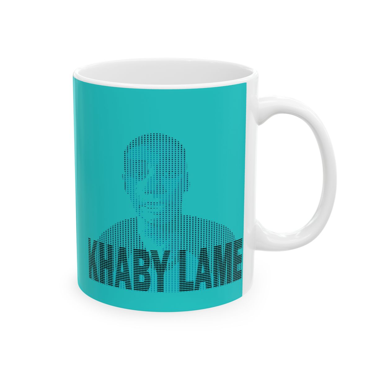Teal Accent Mug | Khaby Lame - Khaby Lame official Mugs & Drinkware merch